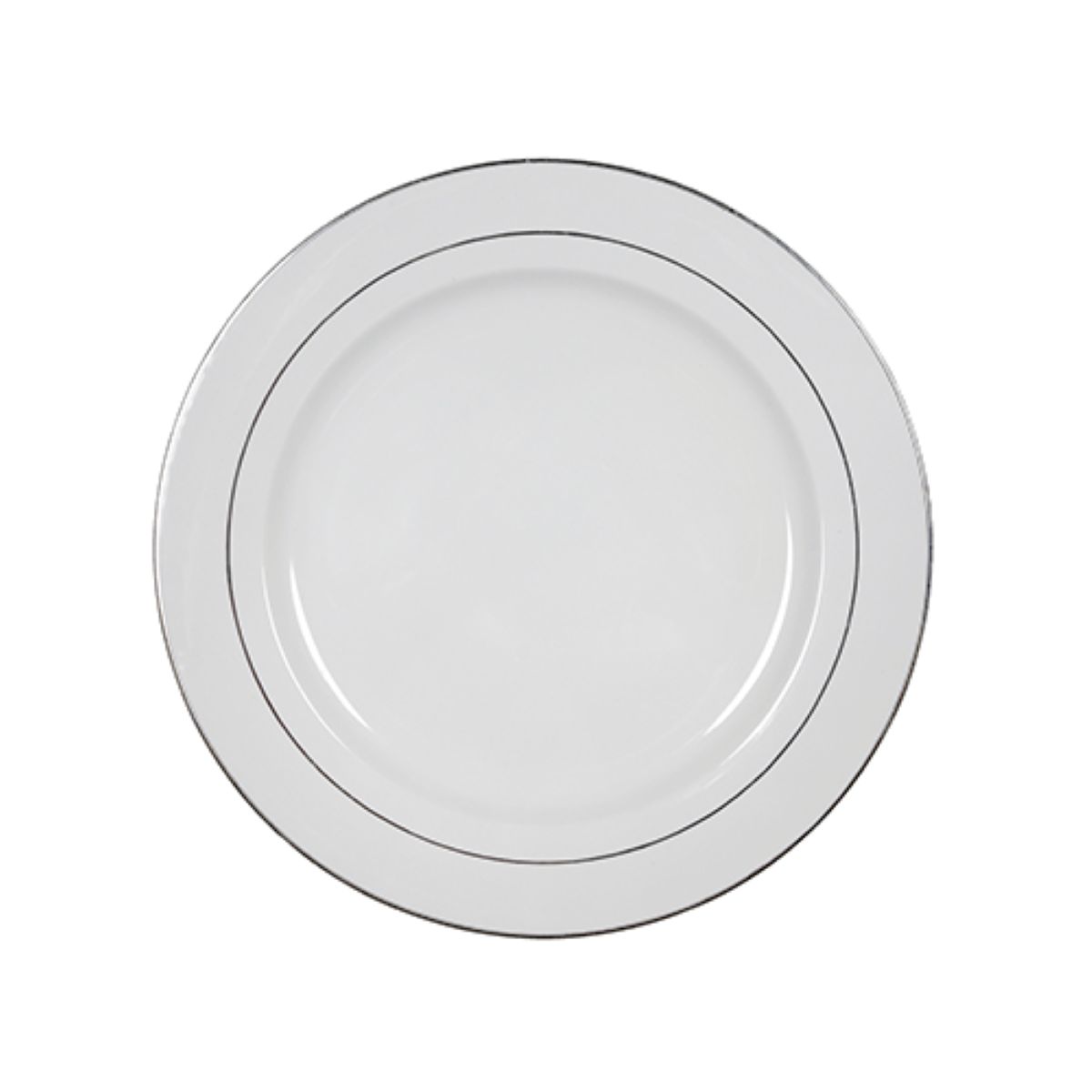White with Platinum Band Charger 12