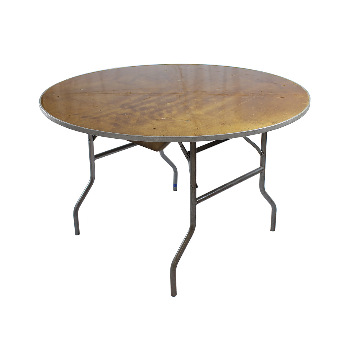 Table 54" Round Wood Topped