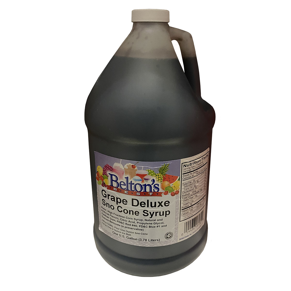 Grape Syrup 1 Gal For Sno Cone