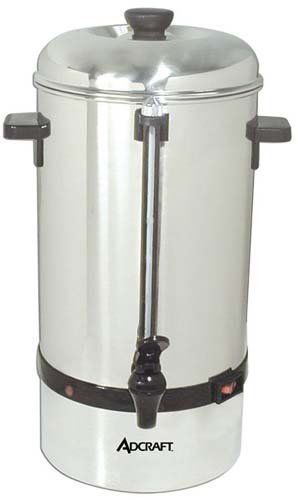 36 Cup Stainless Coffee Maker - All Valley Party Rentals